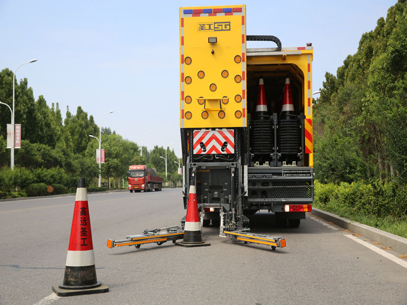智能型交通锥收集工程车